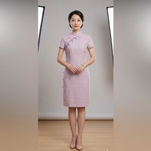 Beautiful Chinese Qipao/Midi Dress size S